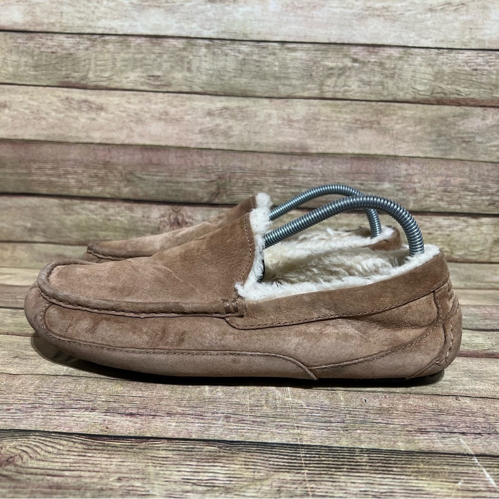 Ugg Brown Suede Ascot Loafers